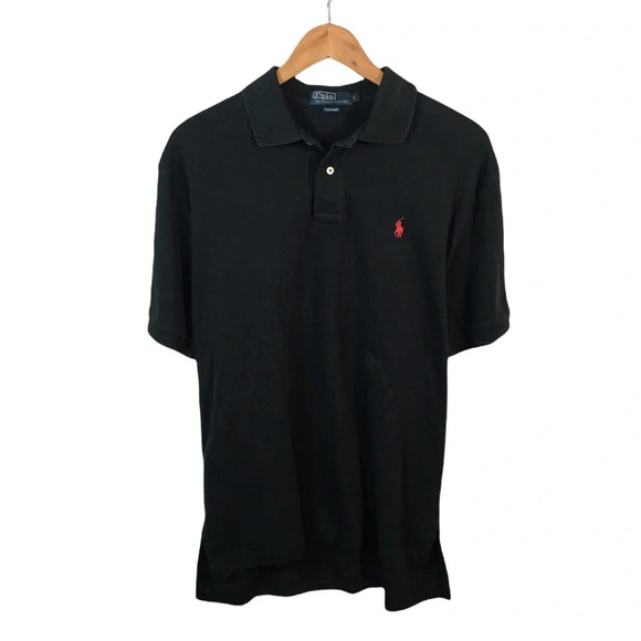 PO517 Mens POLO Ralph Lauren Designer Short Sleeve Polo Shirt L - Picture 1 of 3